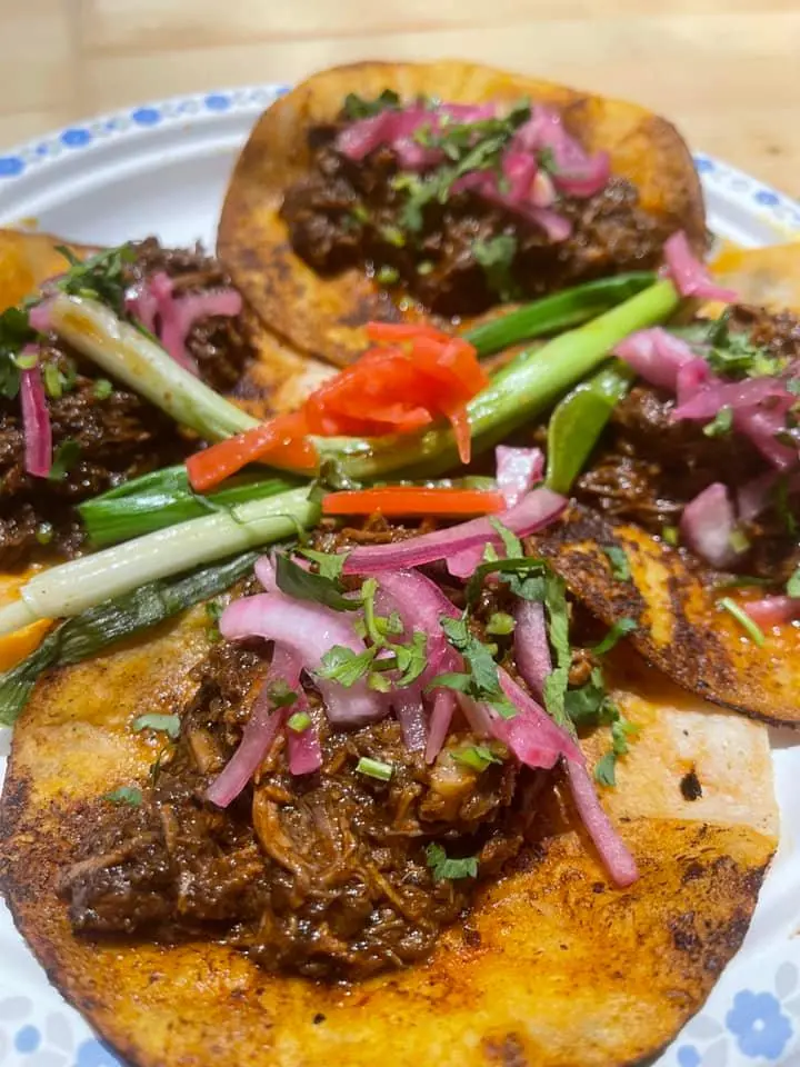 Fresh tortilla chips with pico de gallo and guacamole at PiKanté Edmonton